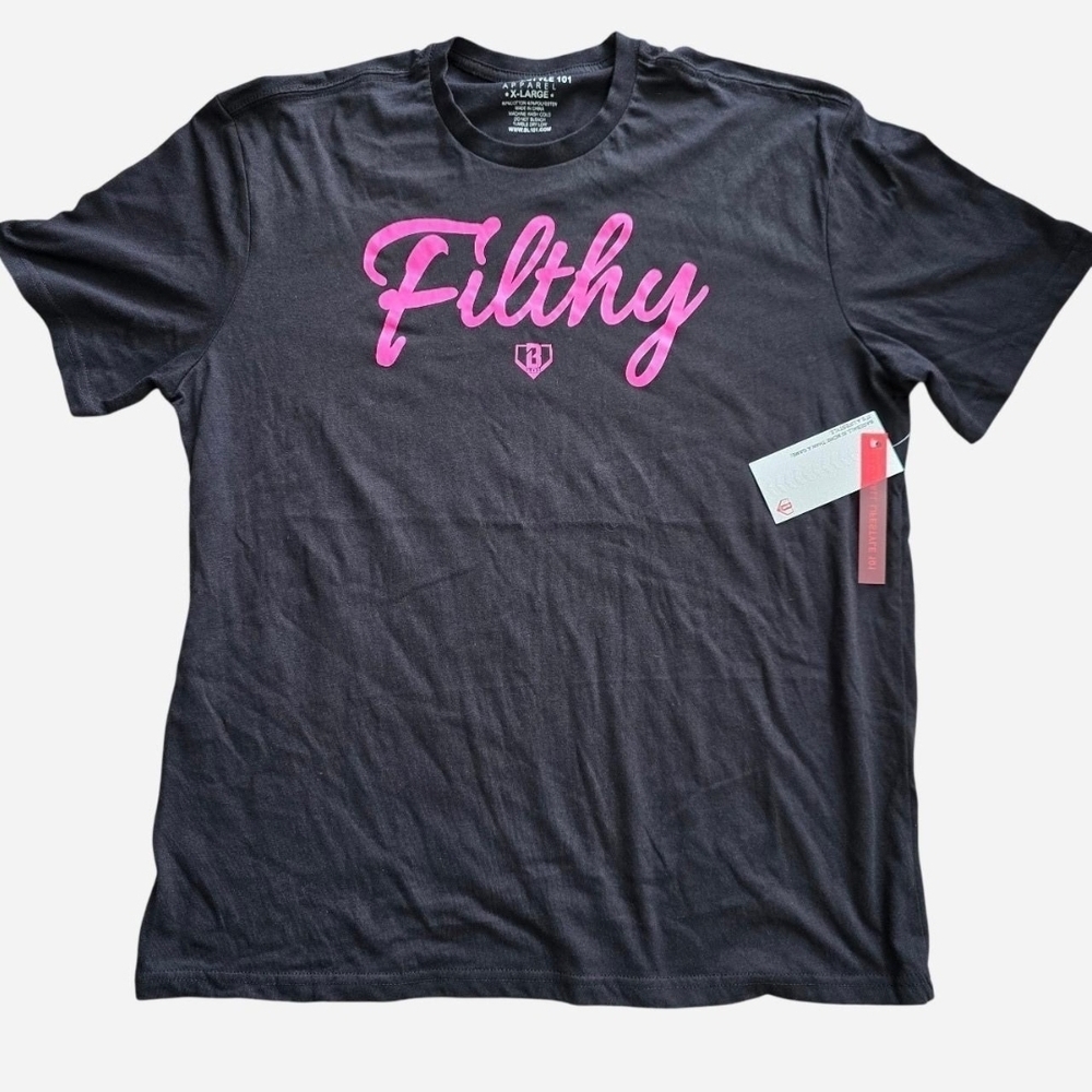 NWT Baseball Lifestyle 101 Filthy Tee
